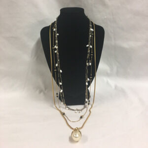 Three Long Chained Necklaces